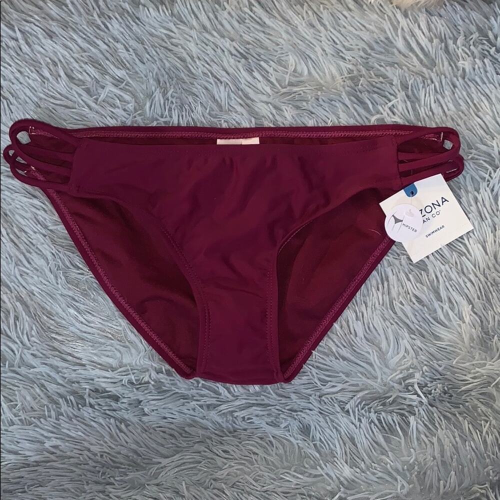 Arizona Jean Company Burgundy Bikini Bottom